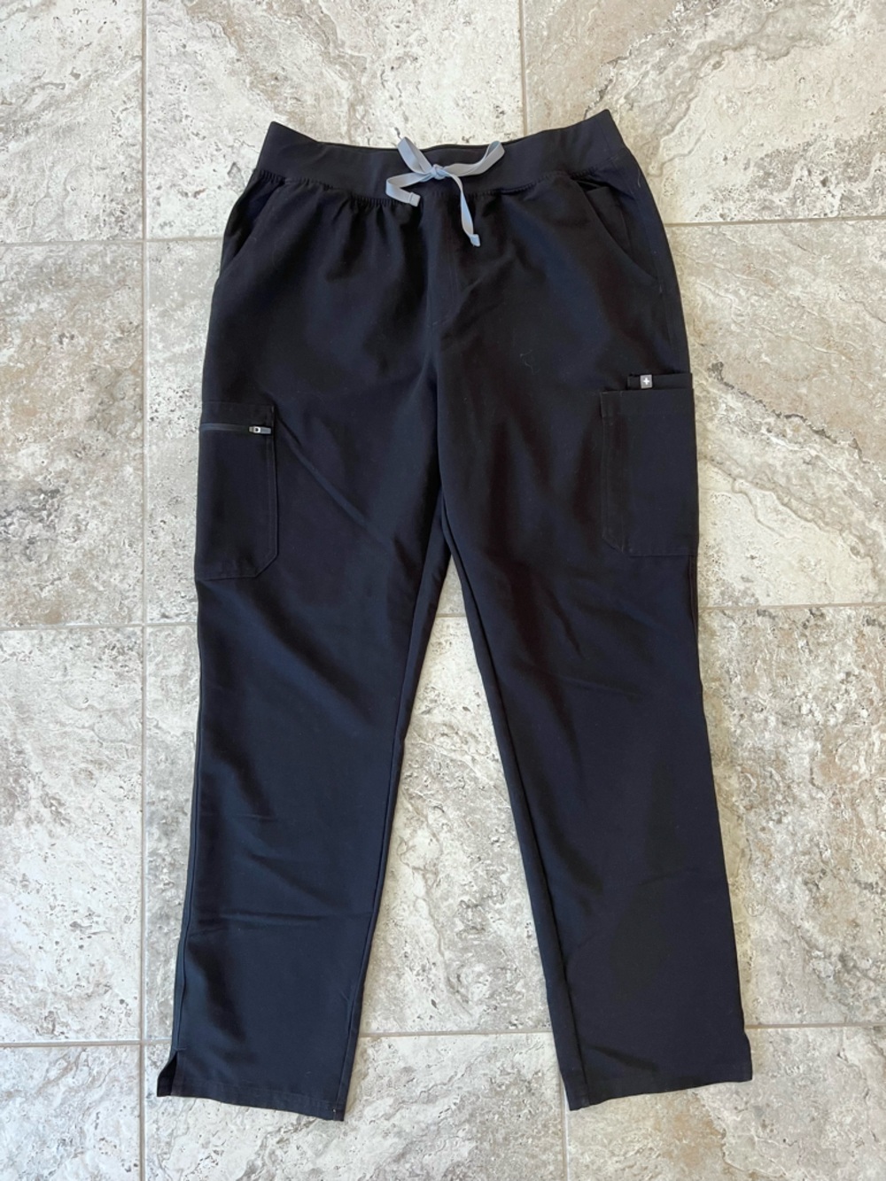 Figs High Waisted Yola Skinny Scrub Pants In Black (Po#: 5700), Size Xl/T